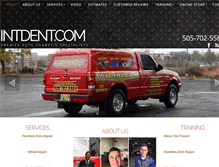 Tablet Screenshot of intdent.com